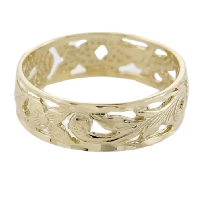 14K Gold Kaipo Ring 6mm Island Fine Jewelry Rings