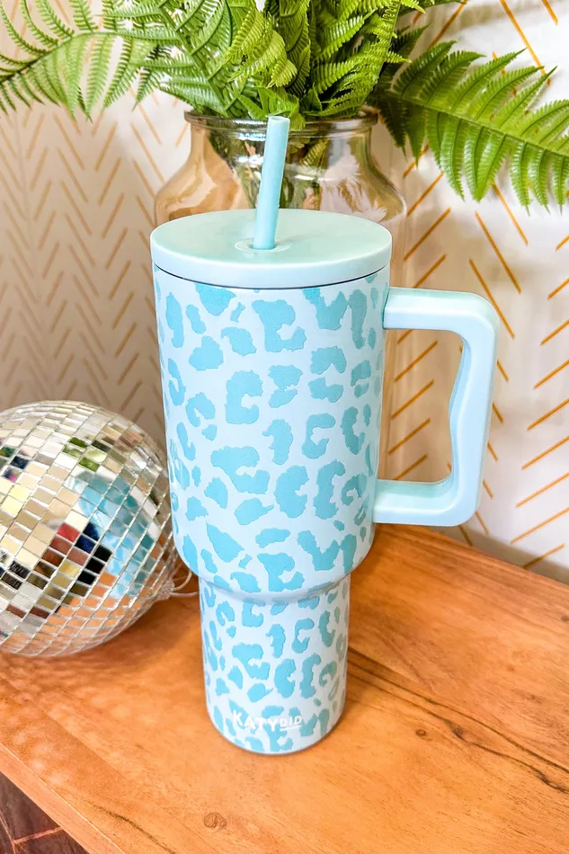 38oz Modern Mint Leopard Tumbler Katydid Earrings 38oz Modern Mint Leopard Tumbler Katydid Earrings