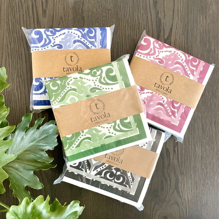 Abstract Print Disposable Napkins koop TAVOLA Earrings
