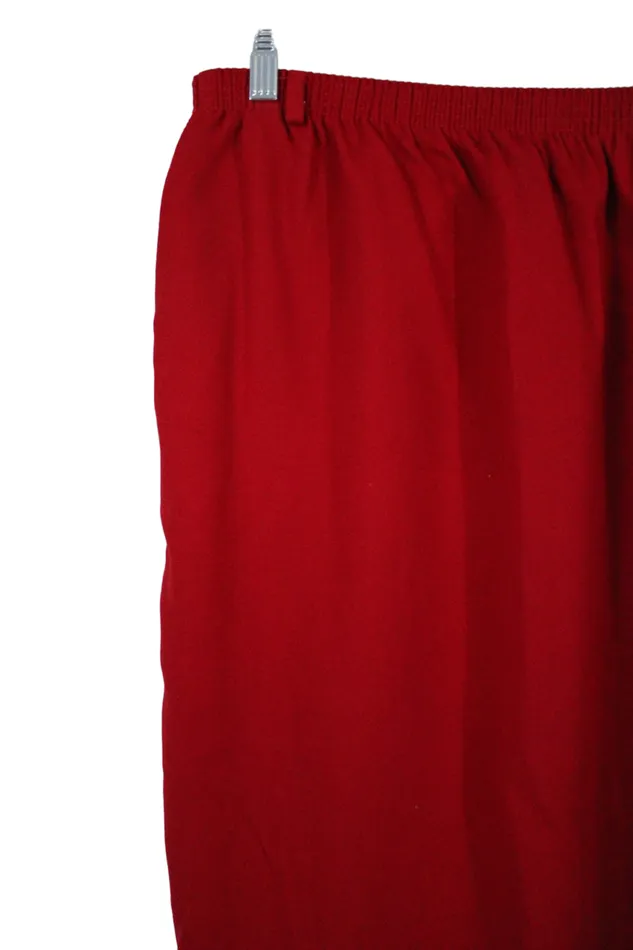 Alfred Dunner Earrings Alfred Dunner Red Skirt 16