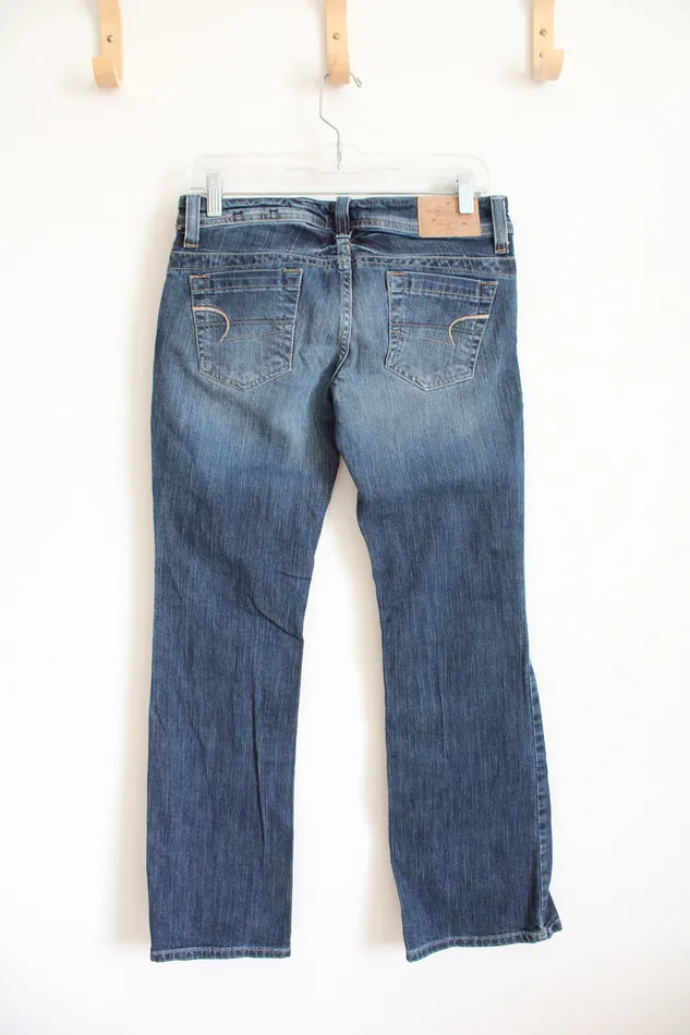 American Eagle Artist Dark Wash Jeans 4 Short American Eagle Earrings