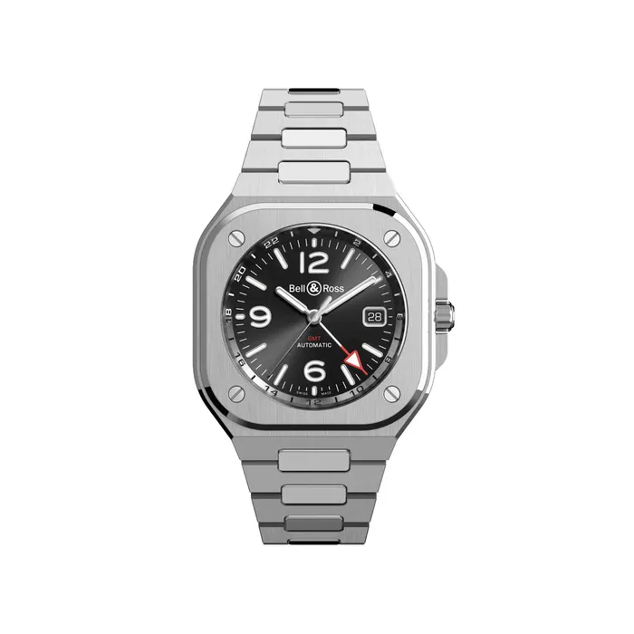 Bell Ross Bell Ross BR 05 GMT Black Steel Watch Earrings