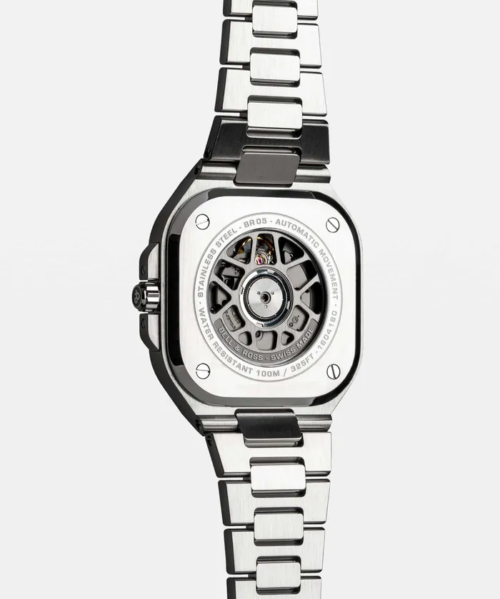 Bell Ross Bell Ross BR 05 GMT Black Steel Watch Earrings