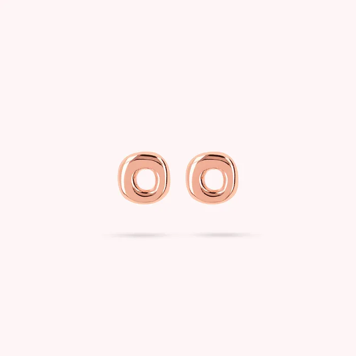 Bronzallure Earrings Orecchini a Lobo con Lettera