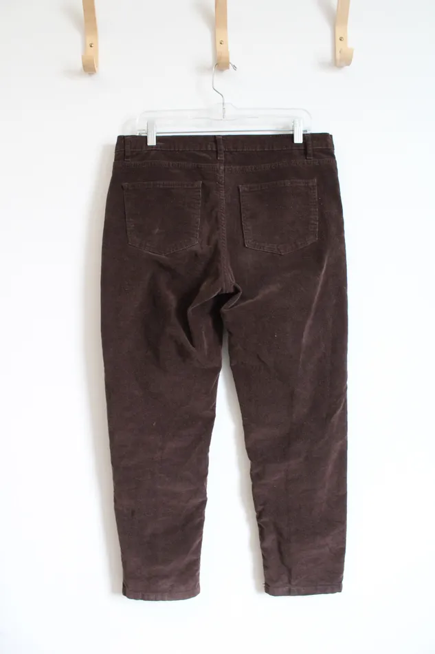 Dash Earrings Dash Dark Brown Corduroy Pants 12