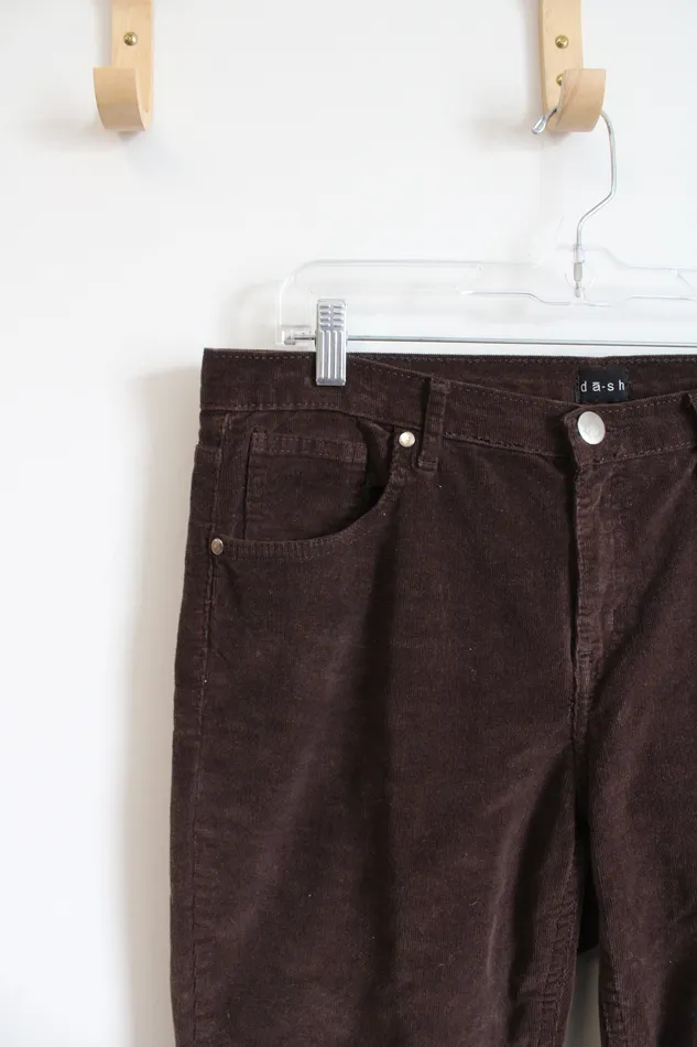 Dash Earrings Dash Dark Brown Corduroy Pants 12