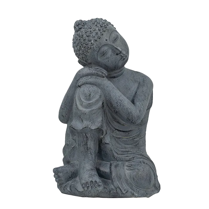 Earrings AB Home Gray Resting Buddha Statue