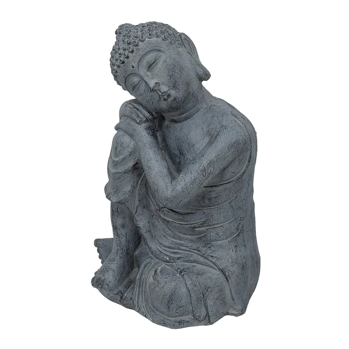 Earrings AB Home Gray Resting Buddha Statue
