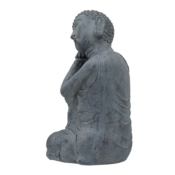 Earrings AB Home Gray Resting Buddha Statue