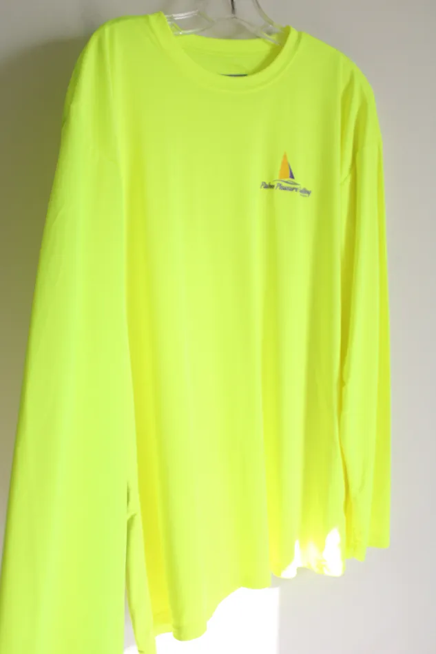 Earrings A4 A4 Neon Yellow Palm Pleasure Sailing Long Sleeved Shirt XL