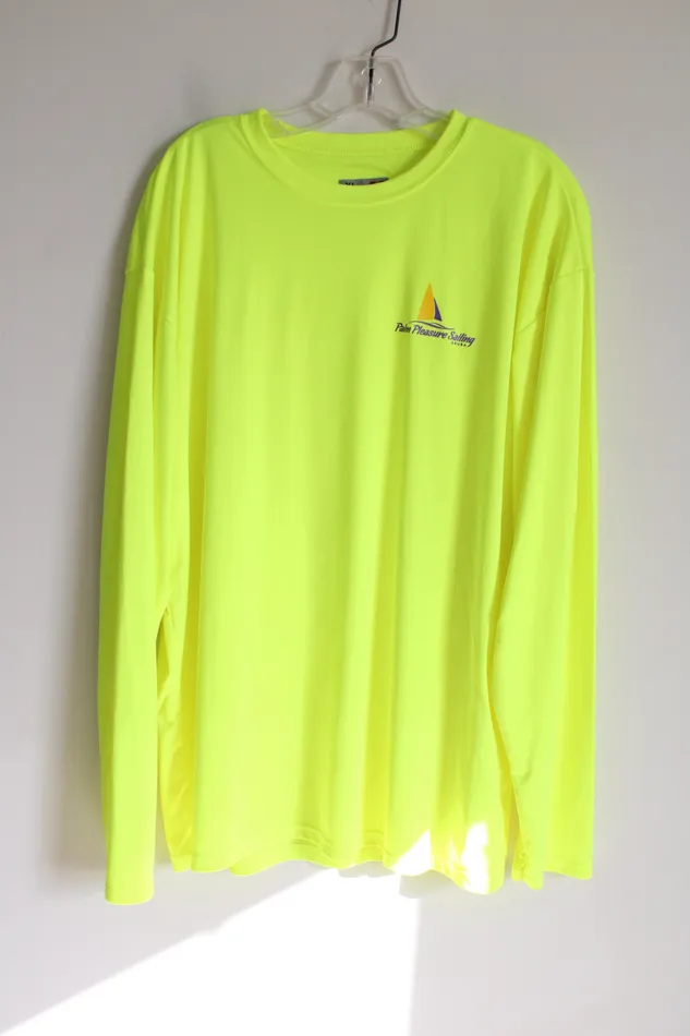 Earrings A4 A4 Neon Yellow Palm Pleasure Sailing Long Sleeved Shirt XL