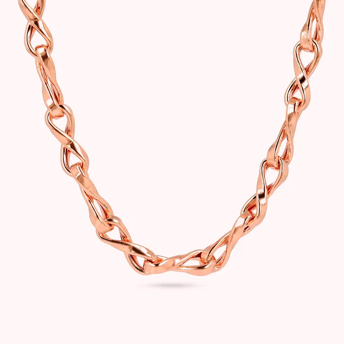 Earrings Bronzallure Collana con Maglia Infinito
