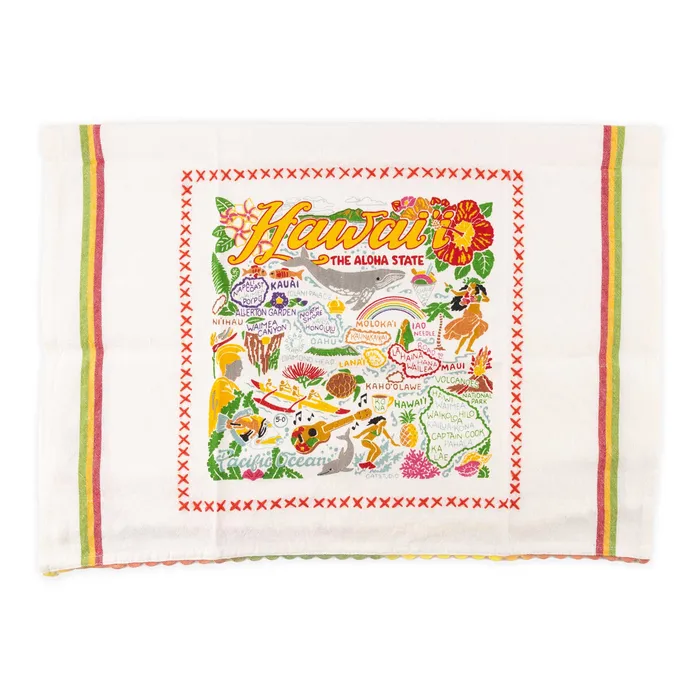 Earrings CATSTUDIO Catstudio Hawaiian Isles Cotton Dish Towel