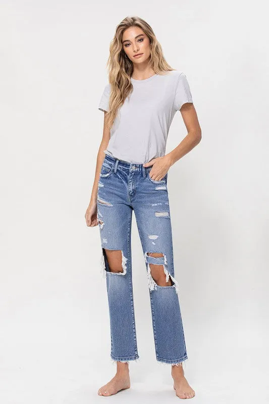 Earrings Flying Monkey MID RISE CROP STRAIGHT JEANS Earrings Flying Monkey MID RISE CROP STRAIGHT JEANS