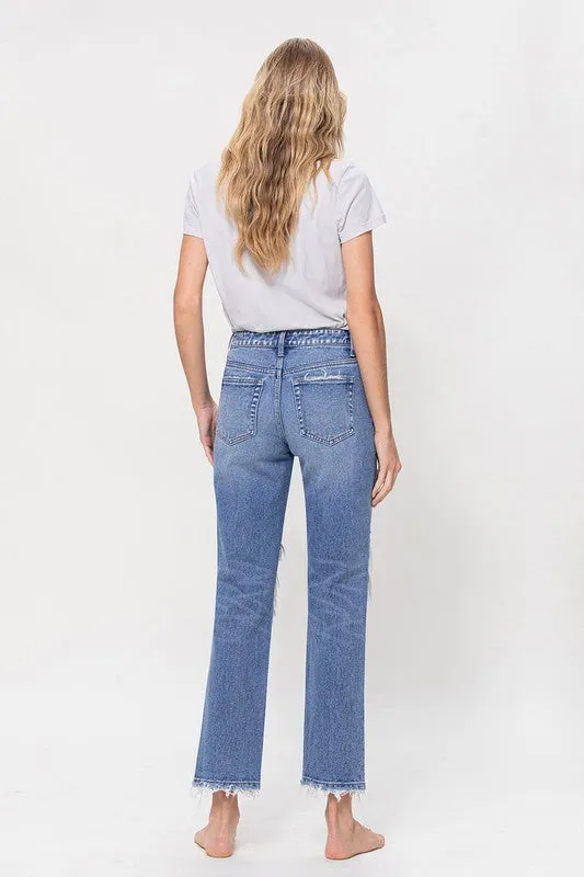 Earrings Flying Monkey MID RISE CROP STRAIGHT JEANS Earrings Flying Monkey MID RISE CROP STRAIGHT JEANS