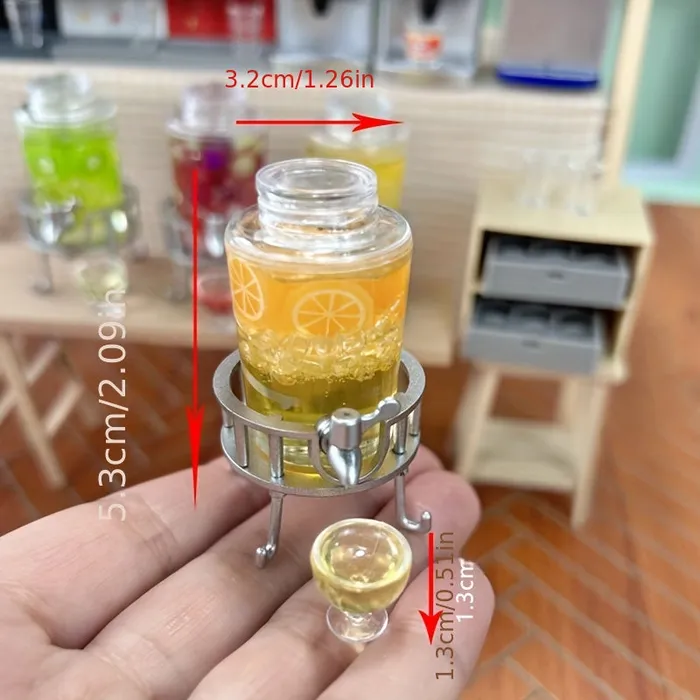 Earrings Miniatures by NC Glass Beverage Dispenser Juice Dispenser 112 Scale Dollhouse Accessory Earrings Miniatures by NC Glass Beverage Dispenser Juice Dispenser 112 Scale Dollhouse Accessory