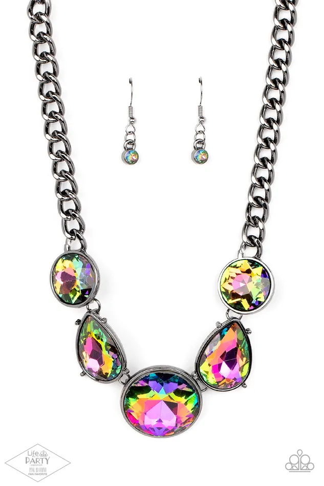 Earrings Paparazzi Accessories All The Worlds My Stage Multi