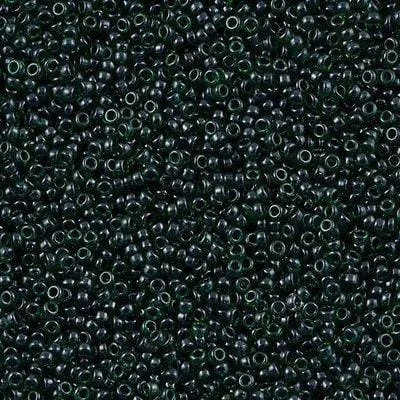 Earrings Peppy Beads Miyuki Seed Beads 150 2241 Lined Emerald Luster 10 Gr