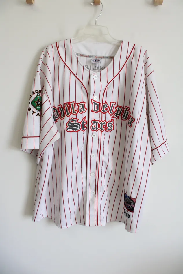 Earrings Philadelphia Stars Vintage Negro Leagues PNLPA 1934 34 Jersey 3XL Jubilee Thrift Earrings Philadelphia Stars Vintage Negro Leagues PNLPA 1934 34 Jersey 3XL Jubilee Thrift