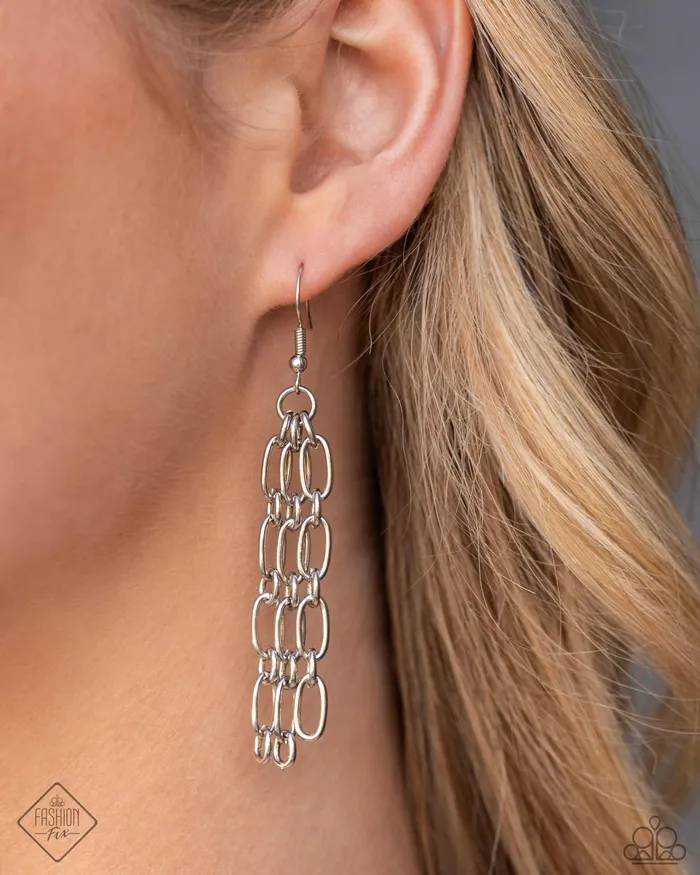 Earrings Reflective Range Pink Paparazzi Accessories
