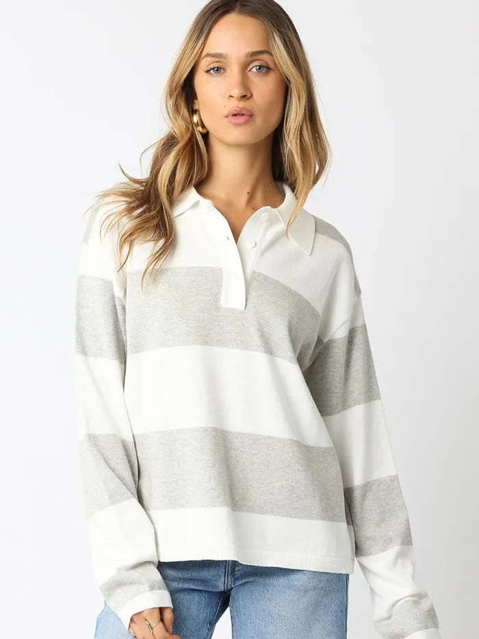 Earrings Rory Rugby Sweater Olivaceous