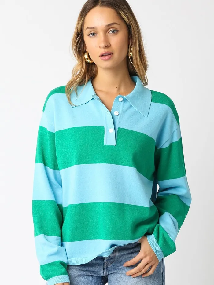 Earrings Rory Rugby Sweater Olivaceous