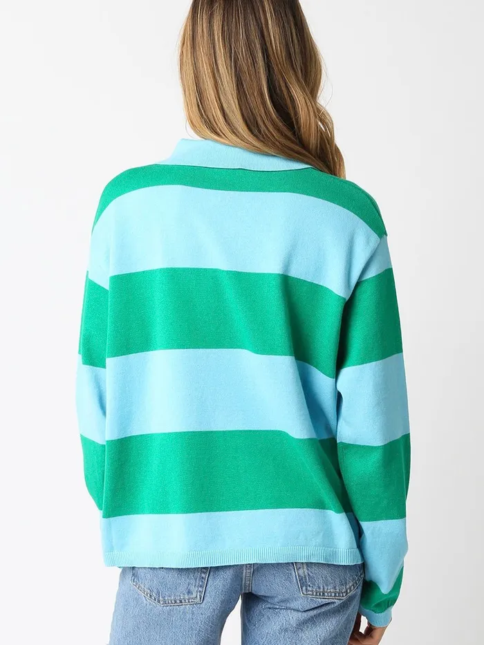 Earrings Rory Rugby Sweater Olivaceous
