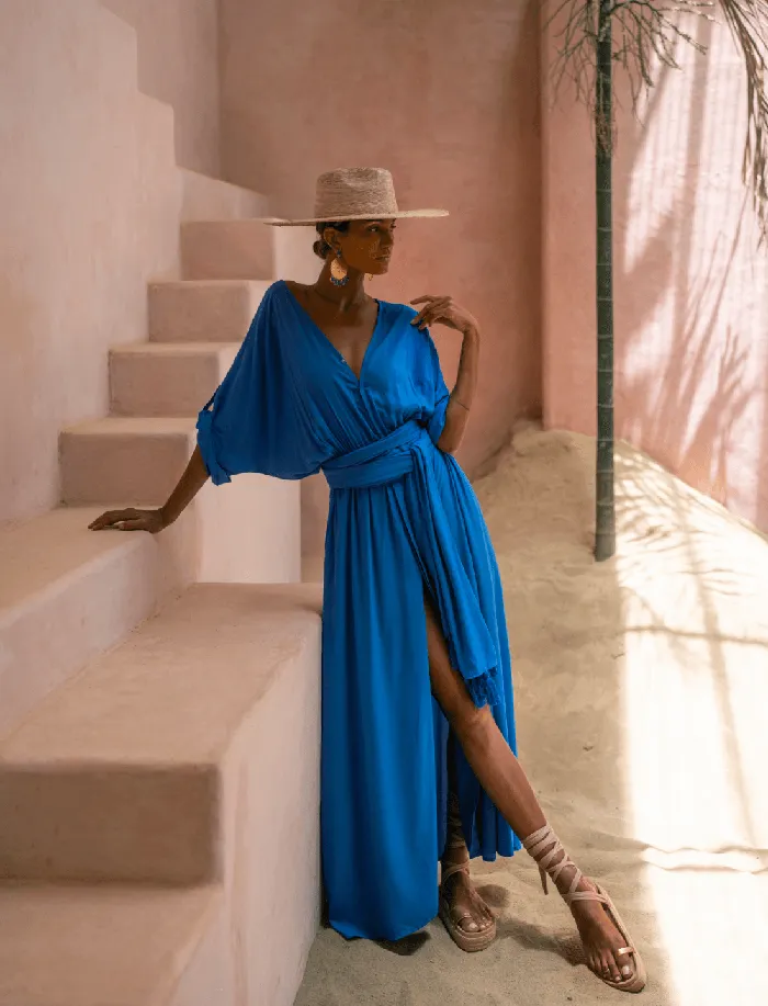 Erika Pea Earrings VERO BOHEMIAN WOMENS MAXI DRESS