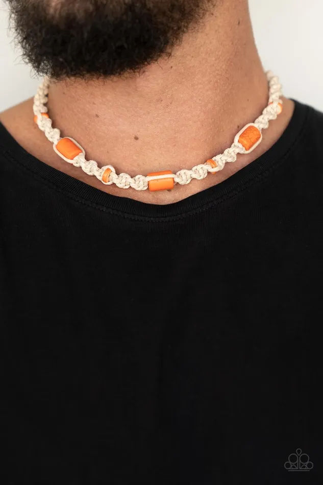 Explorer Exclusive Orange Paparazzi Accessories Earrings