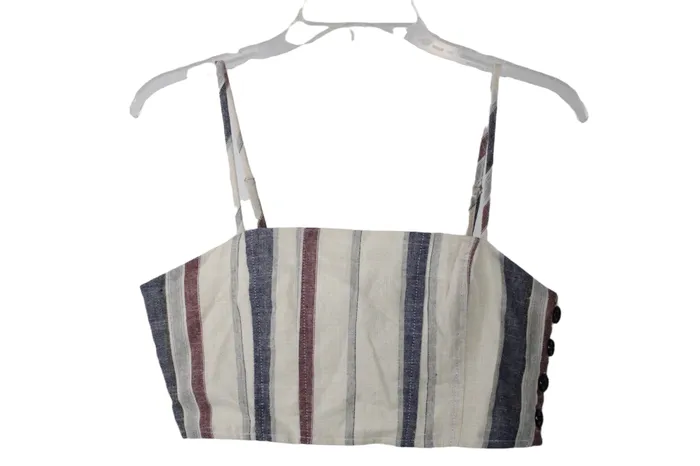 Forever 21 Necklaces Forever 21 Striped Crop Tank M