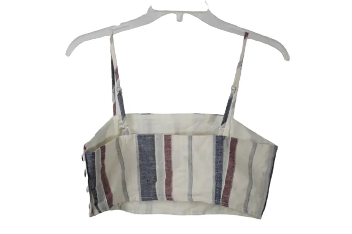 Forever 21 Necklaces Forever 21 Striped Crop Tank M
