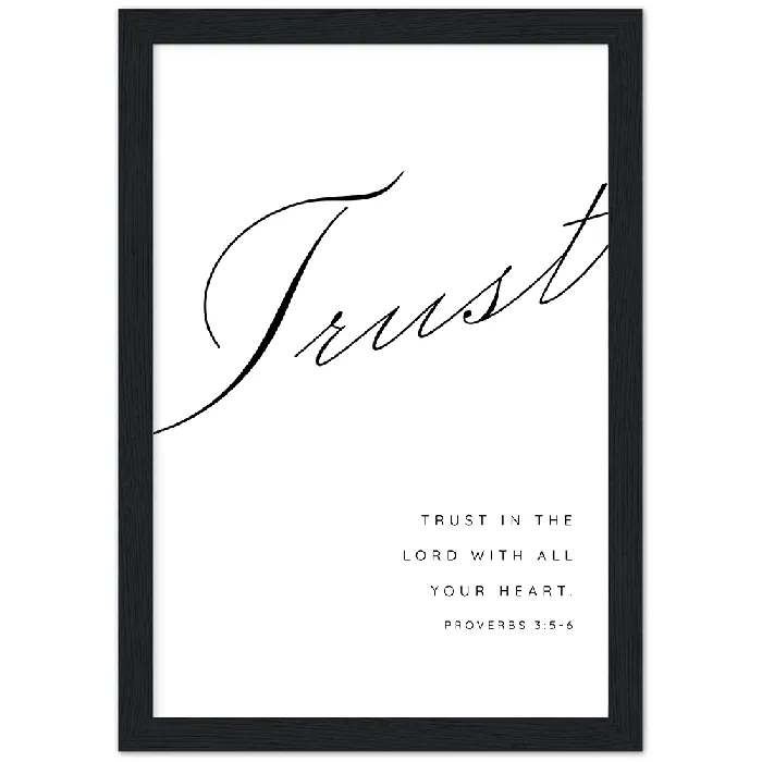 Gelato Earrings Proverbs 356 Matte Poster Wooden Frame A4