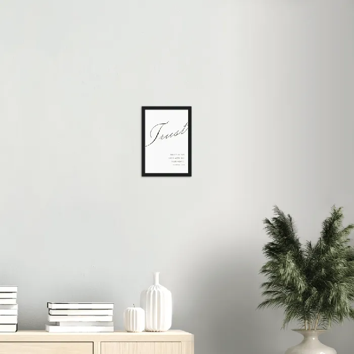Gelato Earrings Proverbs 356 Matte Poster Wooden Frame A4 Gelato Earrings Proverbs 356 Matte Poster Wooden Frame A4