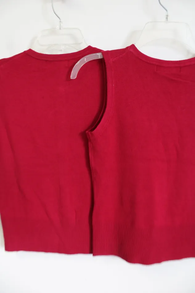 Grace Elements Earrings NEW Grace Elements Butter Soft Magenta Pink Knit Matching Tank Cardigan PS Petite