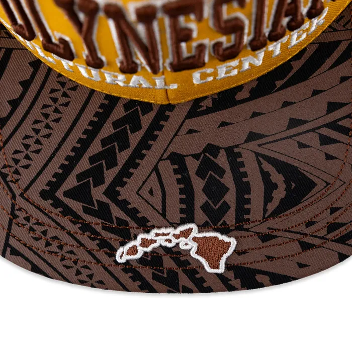 GREATMOUNTAINWE Necklaces Flat Visor Polynesian Cultural Center Ball Cap Yellow and Black