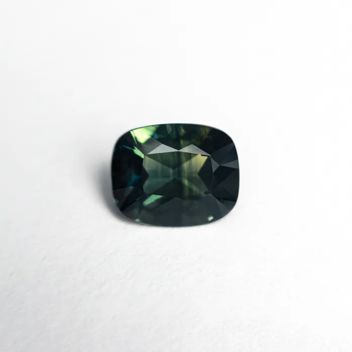 Green Brilliant Sapphire 140ct Cushion Misfit Gems Earrings
