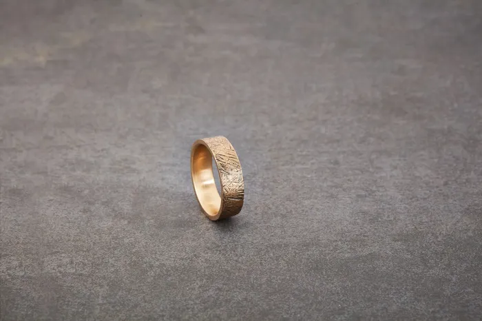 Honey Jewelry Co Rings Mens Distressed Wedding Band 65mm Honey Jewelry Co Rings Mens Distressed Wedding Band 65mm