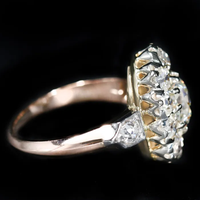 Jack Weir and Sons Inc Edwardian 264 CTW Old Mine Cut Diamond Engagement Ring Rings