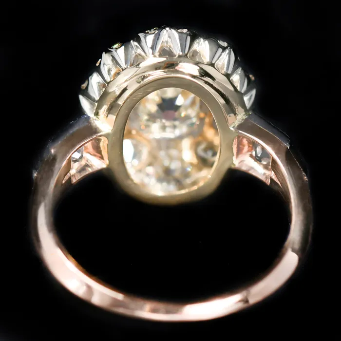 Jack Weir and Sons Inc Edwardian 264 CTW Old Mine Cut Diamond Engagement Ring Rings