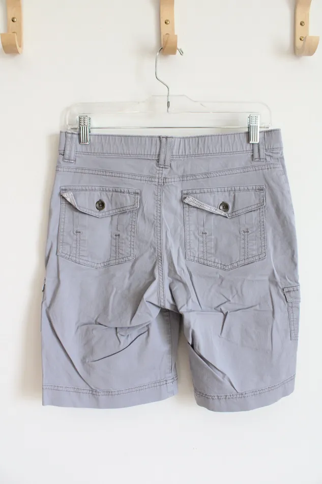 Lee Comfort Waistband Gray Cargo Shorts 8 Lee Earrings