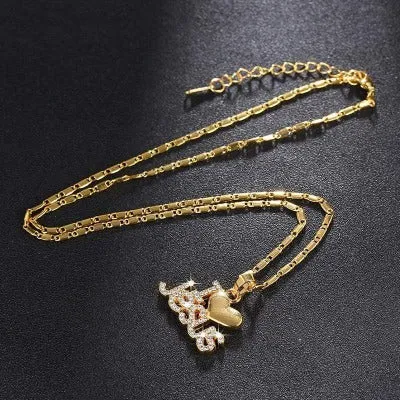 Lords Guidance Necklaces Womens Christian Necklace br I Love Jesus
