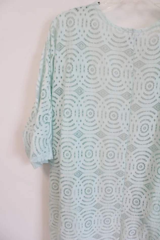 LuLaRoe LuLaRoe Mint Green Lace Cardigan S Earrings