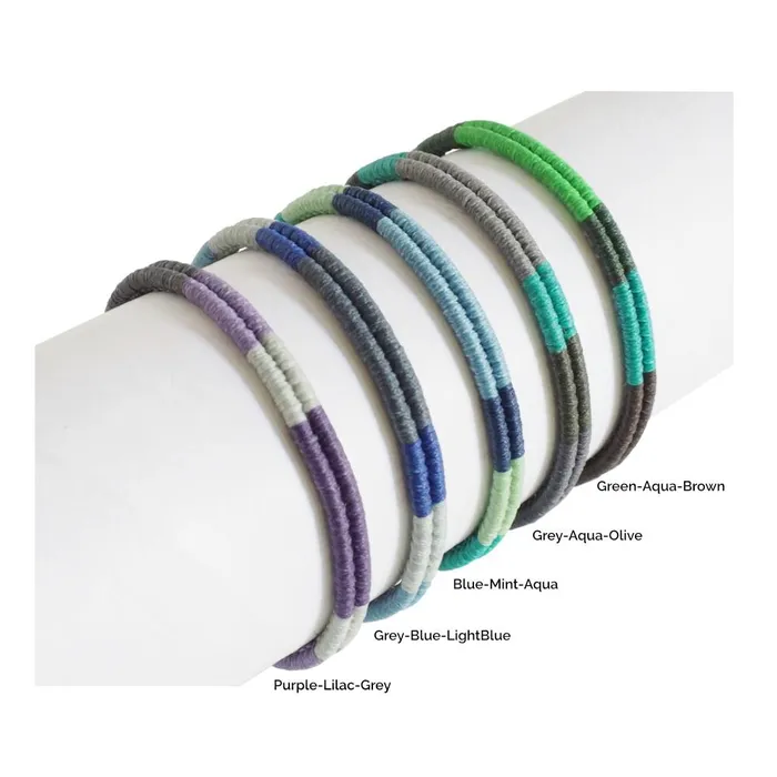 Macrala Bracelets Duos Mens Macrame Surfer Bracelet