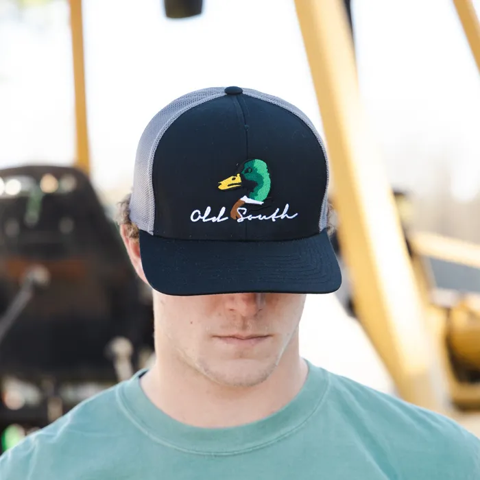 Mallard Duck Head Trucker Hat Old South Apparel Earrings