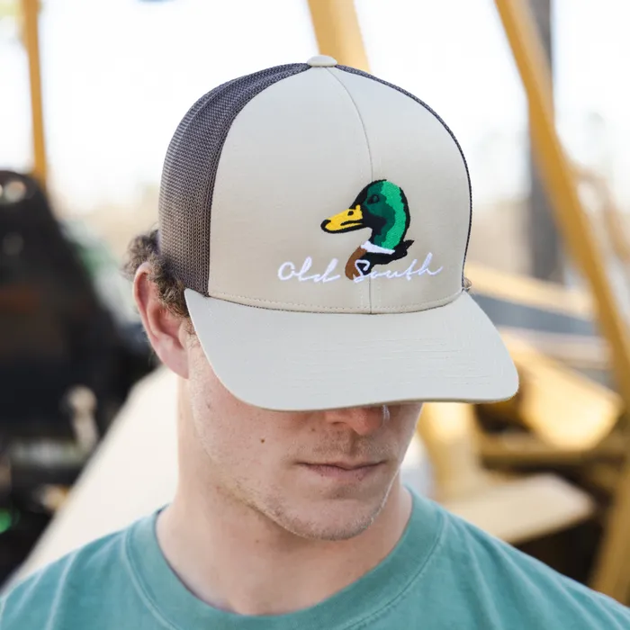 Mallard Duck Head Trucker Hat Old South Apparel Earrings