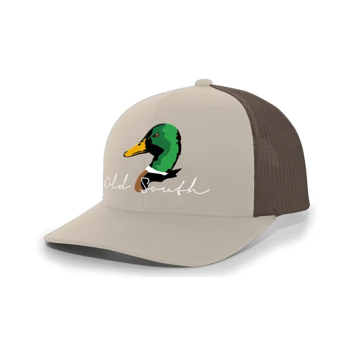Mallard Duck Head Trucker Hat Old South Apparel Earrings