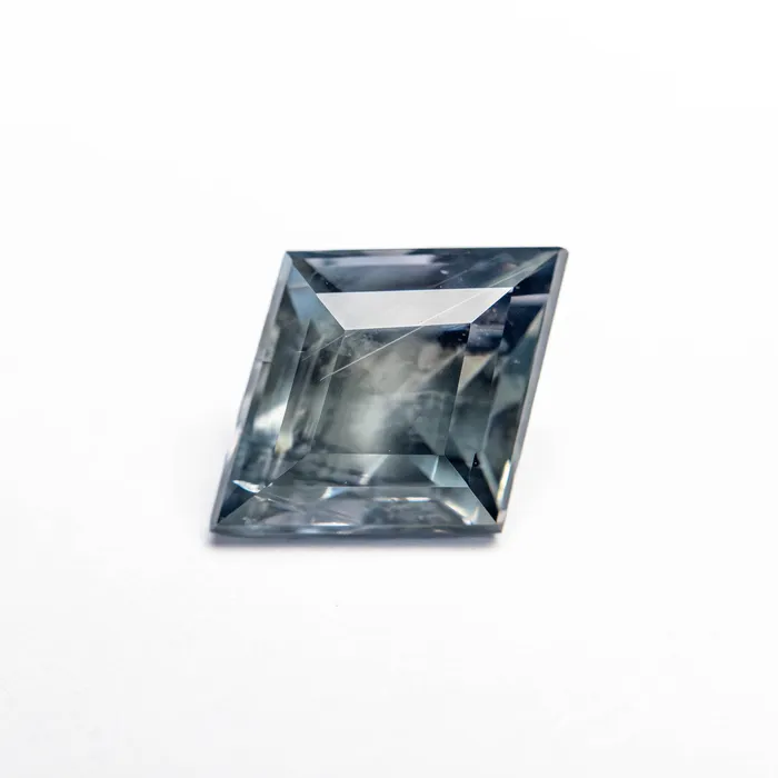 Misfit Gems Rings BlueTeal Step Cut Sapphire 188ct Lozenge