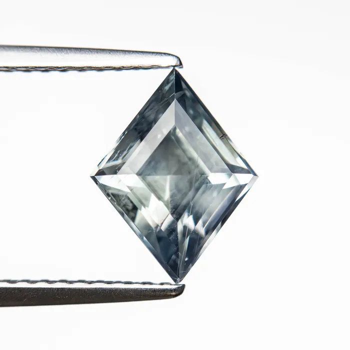 Misfit Gems Rings BlueTeal Step Cut Sapphire 188ct Lozenge