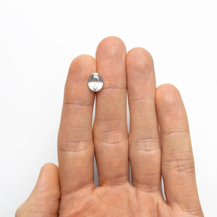 Misfit Gems Rings White Brilliant Sapphire 318ct Oval