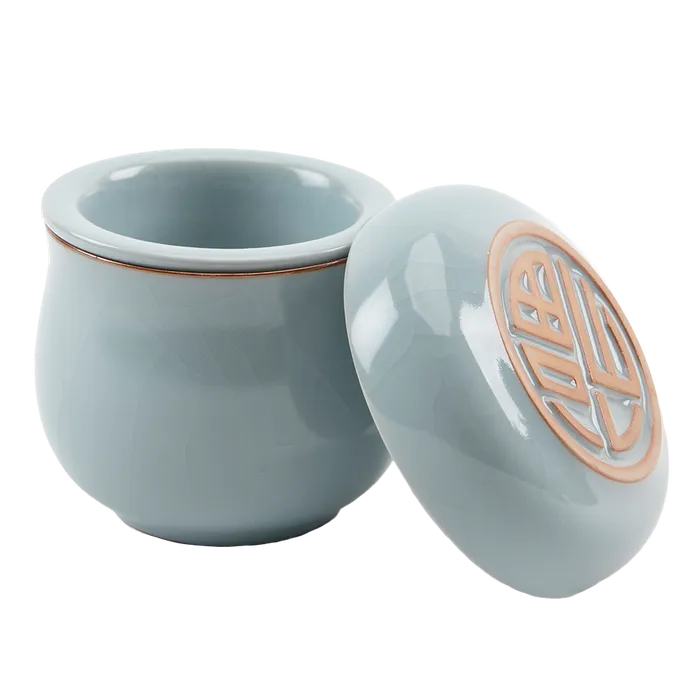 Necklaces Eastern Elm Light Blue Ceramic Tea Infuser Mug